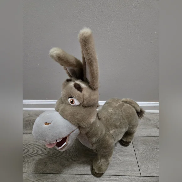Donkey Plush From Shrek Movie Dreamworks Universal Studios 17" × 20" Stuffed - Picture 7 of 13